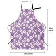 thumbnail image 5 of Uemuo Daisies Flowers Pattern Waterproof Apron Adjustable Dishwasher Apron- Apron for Women Men Heavy Duty Work Apron for Dishwashing Chemical Lab, 5 of 9