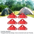 thumbnail image 4 of 10 Sujetadores De Cuerda Para Tienda De Campaña, aleación De Aluminio, Tensores De Paracord Triangulares Fuertes Ultraligeros, Ajustador De Cuerda Para Acampar, 4 of 7