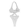 thumbnail image 3 of Baqcunre Plus Size Swimsuit for Women, Women's Plus Size One-Piece Swimsuits Bathing Suit with Tummy Control Swimwear, Swim Suits for Women 2024, One Piece Swimsuit Women White L, 3 of 9