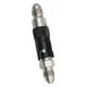 thumbnail image 2 of Conector de liberación rápida universal compacto de acero inoxidable para línea de freno Negro, 2 of 9