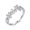 Silver, variant on Daisy Flower Ring Sterling Silver Gold Plated 925 Gemstone Korean Style Fashion Jewelry Gift For Women Everyday Wear