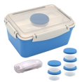 thumbnail image 1 of Food Reusable For Lunch Spoon Salad Container Large With Dressing Cup, 1 of 5