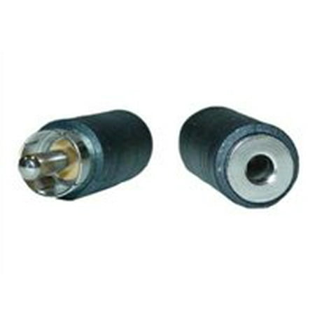 - 3.5mm Mono Female to RCA Male Adapter