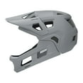 thumbnail image 3 of Casco de bicicleta Casco de ciclismo para hombres y mujeres ligero con almohadilla de barbilla desmontable cómodo equipo de ventilación cara completa Gris, 3 of 8