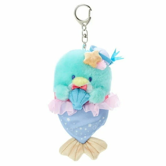 TuxedoSam Plush Backpack Clip Sanrio Keychain Mermaid