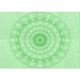 thumbnail image 1 of Ahgly Company Machine Washable Indoor Rectangle Transitional Light Green Area Rugs, 8' x 10', 1 of 7