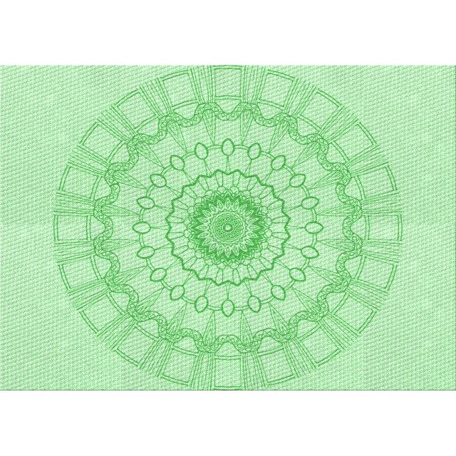 Ahgly Company Machine Washable Indoor Rectangle Transitional Light Green Area Rugs, 8' x 12'