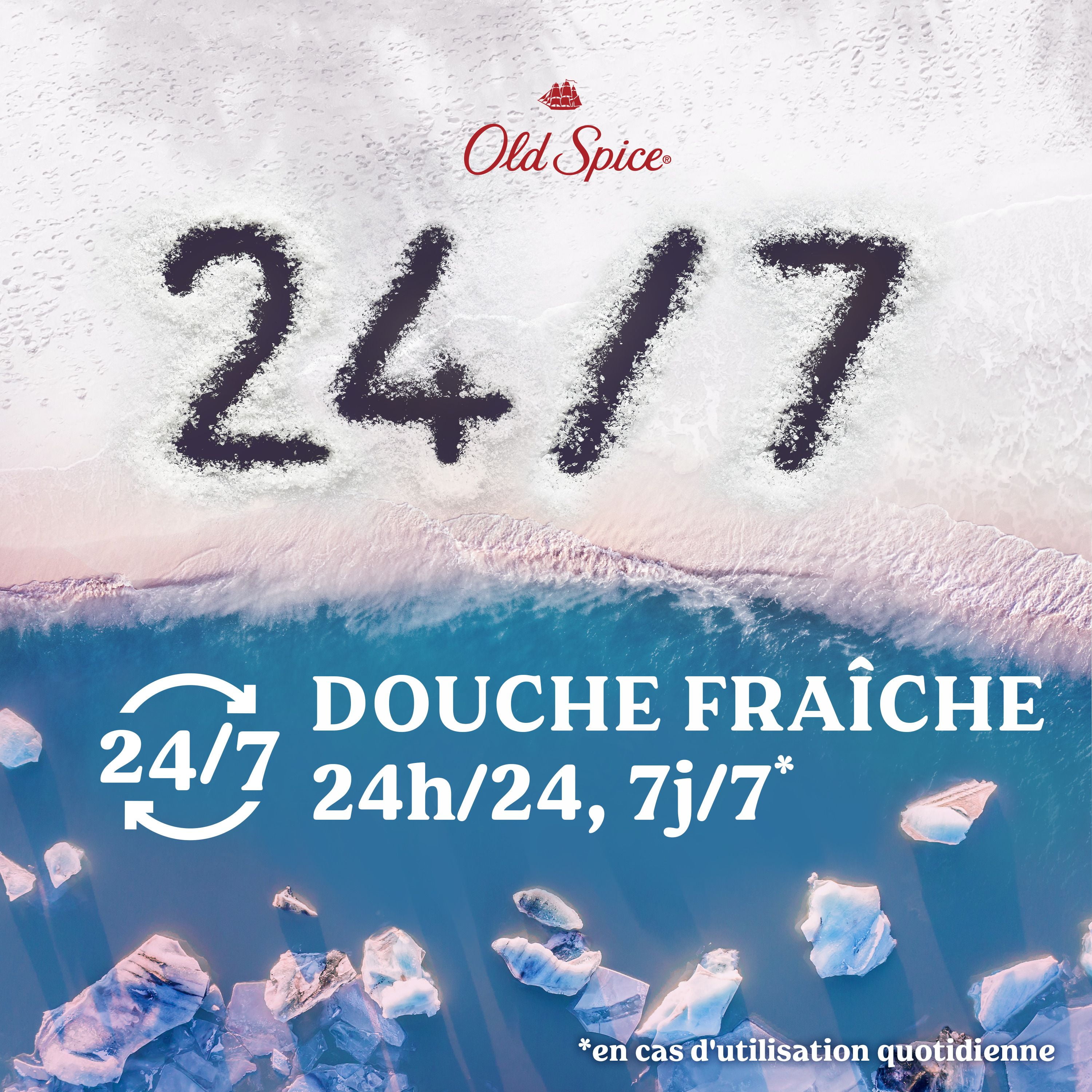 Nettoyant pour le corps pour hommes Old Spice, parfum Summit, fraîcheur après-lavage 24 heures sur 24, 7 jours sur 7, exfoliation + hydratation 532ML