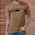 thumbnail image 3 of Klisyaur Mens Color Block Shirts Short Sleeve Lightweight Fashion Breathable Casual Tops Summer Work Tee, 3 of 5