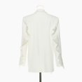 thumbnail image 4 of Gibobby Blazer para mujer Blazer casual para mujer de manga larga con frente abierto para trabajo oficina casual(Blanco,G), 4 of 4