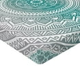 thumbnail image 2 of Ambesonne Mandala Fitted Sheet 2 Pcs Set, Boho Art Work, Twin, Grey Teal, 2 of 3