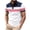 White, variant on Men's Short Sleeve Golf Shirts Big & Tall Striped Color Block Quick Dry Performance Moisture Wicking Athletic Tennis T-Shirt Casual Stylish Jersey Knit Summer Top
