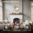 thumbnail image 2 of Lámpara de Pared LEDIARY Luna Regulable 30 cm con Control Remoto, 2 of 7