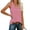 Red#2, variant on GaThRRgYP Tank Tops for Women Plus Size,Women Tops Summer T-Shirts,Ladies' Loose and Casual New Gradient V-neck Sleeve with Side Slit Casual Fashion Top Purple S
