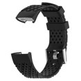 thumbnail image 4 of Pulsera de silicona con orificio oblicuo para Fitbit Charge 3 S (negro), 4 of 4