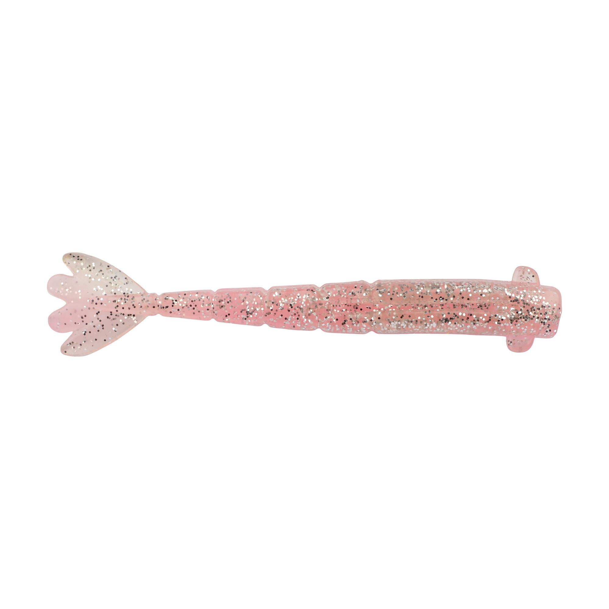 Berkley PowerBait® Saltwater Bonga Shrimp, 4 in, Shrimp, Pink Flash (6-count)