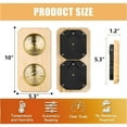 thumbnail image 3 of ShadeMart Vertical Sauna Thermometer - Thermometer and Hygrometer Gauge 2 in 1, 3 of 6