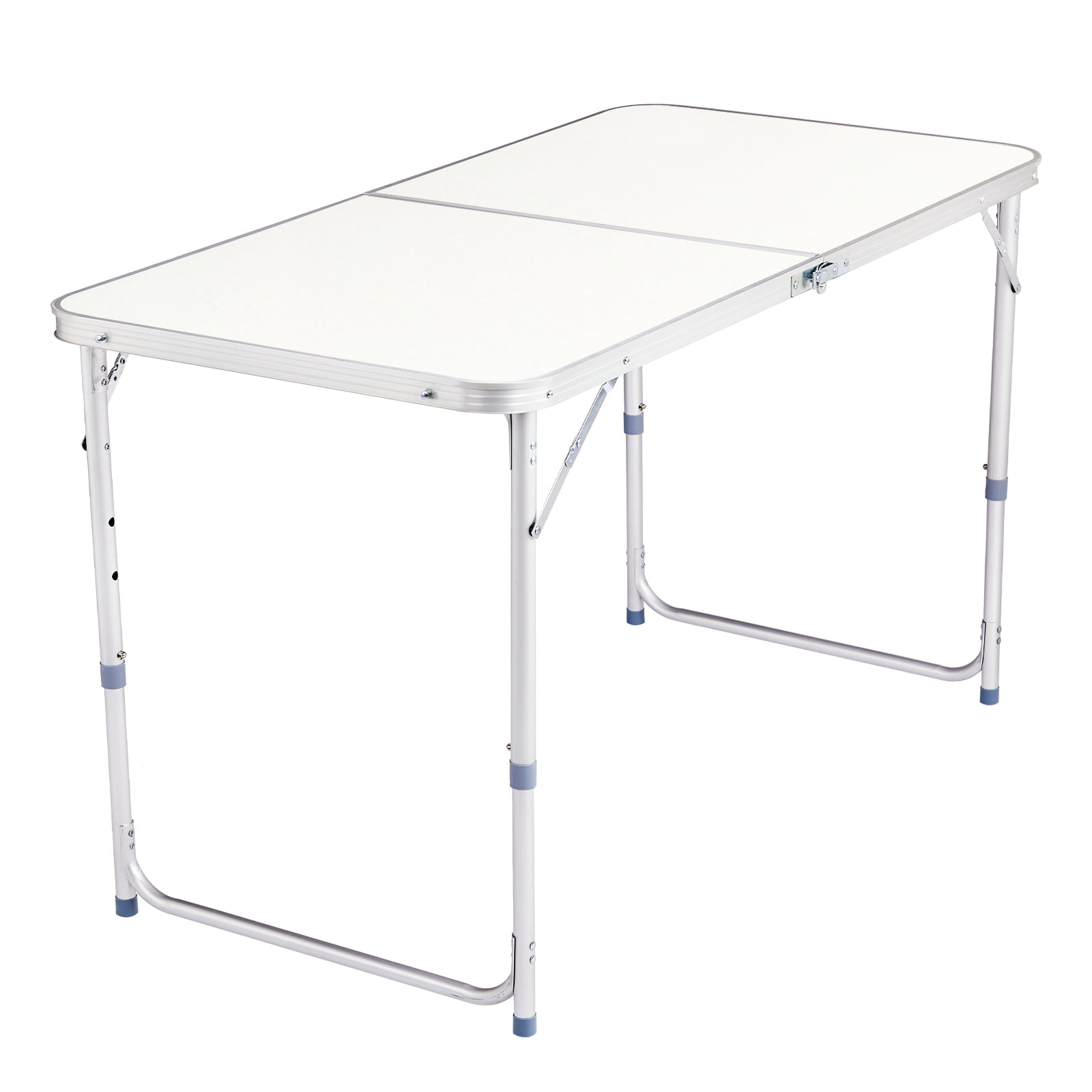 4Ft Portable Multipurpose Folding Table White