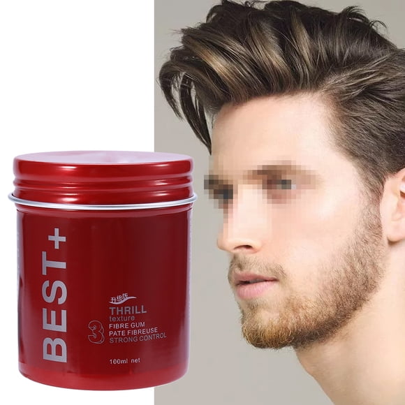 Arcilla Para Peinar Para Hombres, 3 Tipos 100 Ml Crema Para El Cabello Profesional De Larga Duración Cera Cabello Esponjoso Finalizar Pomada Cera Herramienta Para Peinar