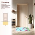 thumbnail image 3 of ODIKA 8'x10' Machine Washable Non-Slip Area Rug, Enchanting Blossom Meadow Artistic High Traffic Rug, Blue, 450906, 3 of 7