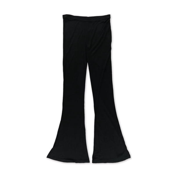 Leggings elásticos acampanados Aeropostale para mujer negro mediano