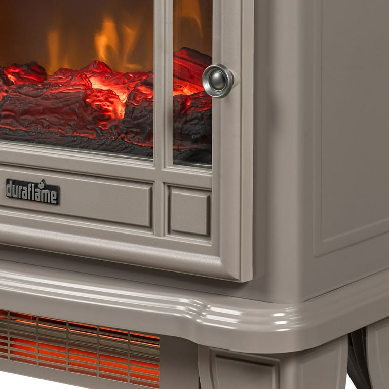 Duraflame® Infrared Quartz Electric Fireplace Stove Heater, Cream - Walmart .com