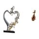 thumbnail image 5 of Figura De Pareja Besándose, Estatua Coleccionable, Adorno De Escritorio Para Dormitorio, Boda, Estantería, Armario, Decoración Del Hogar, Recuerdo De Fiesta, Escultura De Madera Divertida, 5 of 8
