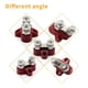 thumbnail image 4 of Bloque de terminales de barra colectora Perno de distribución de energía dual M8 de servicio pesado (rojo) Tmvgtek Accesorios para autos y motos, 4 of 9