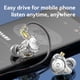 thumbnail image 3 of Auriculares deportivos con reducción de ruido para auriculares con interruptor de sintonización Auriculares con monitor FLhrweasw Nuevo, 3 of 8