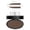 # Dark brown (one eyebrow), variant on Brow Bliss Eyebrow Stamp Kit - with Transparent Positioning Tool & Brow Powder, Quick Stamp Creates Full Even Brows, Easy Makeup for Beginner Friendly Daily Fast Eyebrow Makeup Set