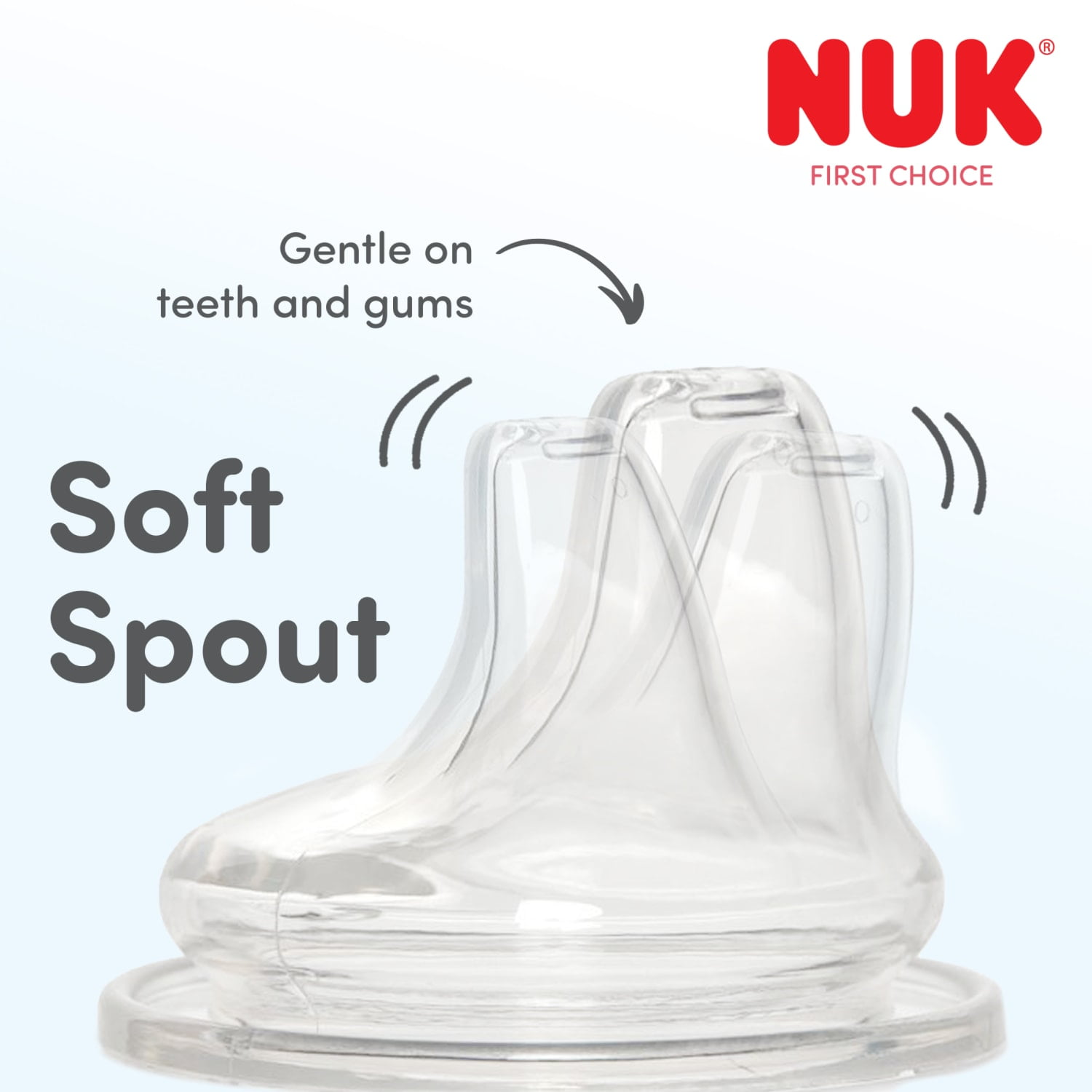 NUK Disney Mickey Mouse Learner Cup, Soft Spout, 10 oz