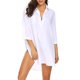 thumbnail image 1 of Txlixc Mujeres Traje de baño Cubrir Camisas, Damas Traje de baño Cubrir Ups Mini Vestido Bikini Playa Túnica Tops Txlixc Estilo de ocio, 1 of 6