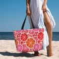 thumbnail image 2 of Beach Bag For Women, Colorful Orange Beach Tote Bag Swim Pool Bag Large Tote With Pockets For Workout., 2 of 2