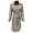 Khaki, variant on Women's Long Sleeve Cardigan Sweater Elegant Solid Color Duster Coat Casual Loose Fit Knit Open Front Wrap Dress