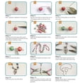 thumbnail image 4 of 1 caja DIY 1 juego de cuentas de arcilla polimérica de 8 mm para hacer collares y pulseras, kit para hacer joyas de aleación para adultos y principiantes, 4 of 7