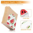 thumbnail image 5 of Yayeee Napkin Holder for Table Set of 2 Kitchen Paper Tissue Organization, White Watermelon, 5 of 8