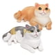 thumbnail image 1 of Juego de figuras Realistic Cat, 2 piezas, PVC, colección de mascotas, decoración para niños, 1 of 3