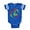 Royal Blue, variant on - Peace Peace Rainbow - Cute Infant Baby Football Bodysuit