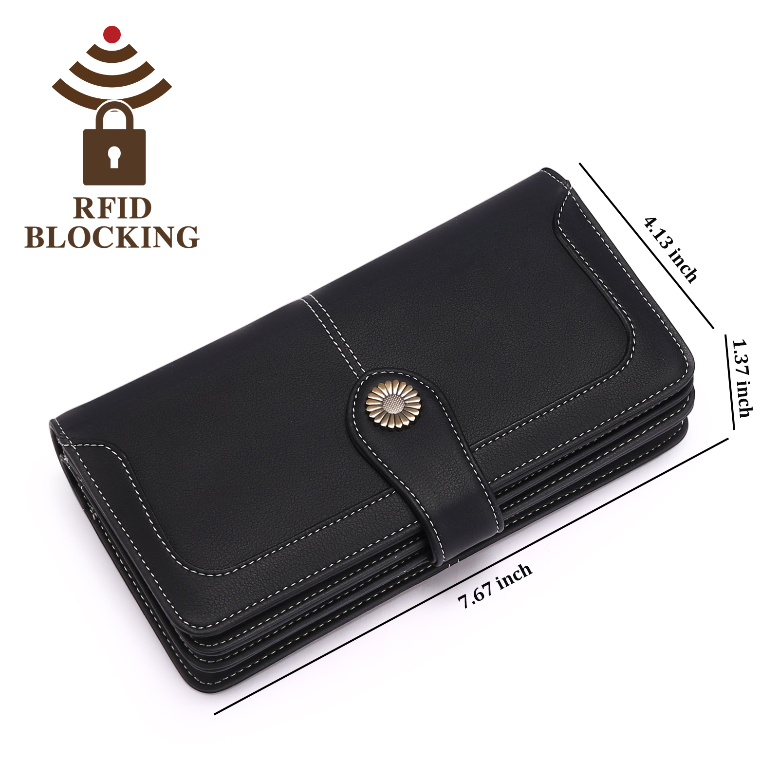 FALAN MULE Trifold Women's Wallet with RFID Blocking photo 4