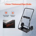 thumbnail image 4 of Dual Welding Cylinder Cart Oxygen Acetylene Tank Cart with 10" Solid Wheel, 4 of 7