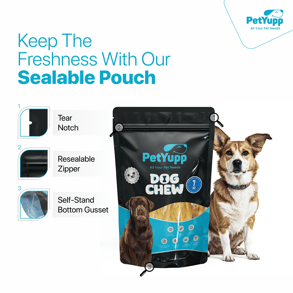 PetYupp Beef Tendon Dog Chew Treats 7 oz