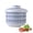 Blue, variant on Ceramic Stew Pot, Egg Custard Pot with Lid, Soup Pot Stew Pan Japanese Style,Instant Noodle Bowl, Creative Soup Serving Bowl for Soups and Desserts