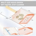 thumbnail image 5 of AFOLOREET Metal Cat Litter Scoop, Stainless Steel Speed Sifter Scooper for Kitty Litter Box - Durable Metal Scoops for Cat Poop, 5 of 7