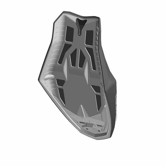 Polaris Snowmobile Seat Assembly, Black/White/Titanium, Genuine OEM Part 2688145, Qty 1