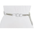 thumbnail image 2 of New Women Silver Metal Chain Links Skinny Waistband Sexy Women Belt Plus Size XL XXL, 2 of 9