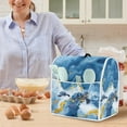 thumbnail image 6 of ZIATUBLES Kitchen Mixer Cover Lightweight Dust Proof Cover Compatible with 6-8 Quart Stand Mixers Multi-Functional Appliance Decor Accessories Easy to Clean, Sea Turtle White Blue Yellow Marble, 6 of 7