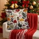 thumbnail image 4 of CREATITOY 18x18 Inch Pillow Cover No Insert Imitation Embroidery Sofa Printed Cushion Cover 2D Printed Design for Home Decor Living Room Bedroom Sofa Cushion Accessories, 4 of 6