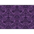 thumbnail image 1 of Ahgly Company Indoor Rectangle Patterned Dark Orchid Purple Area Rugs, 4' x 6', 1 of 6