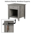 thumbnail image 4 of Somerset Home Single Drawer End Table Nightstand (Gray Woodgrain), 4 of 8
