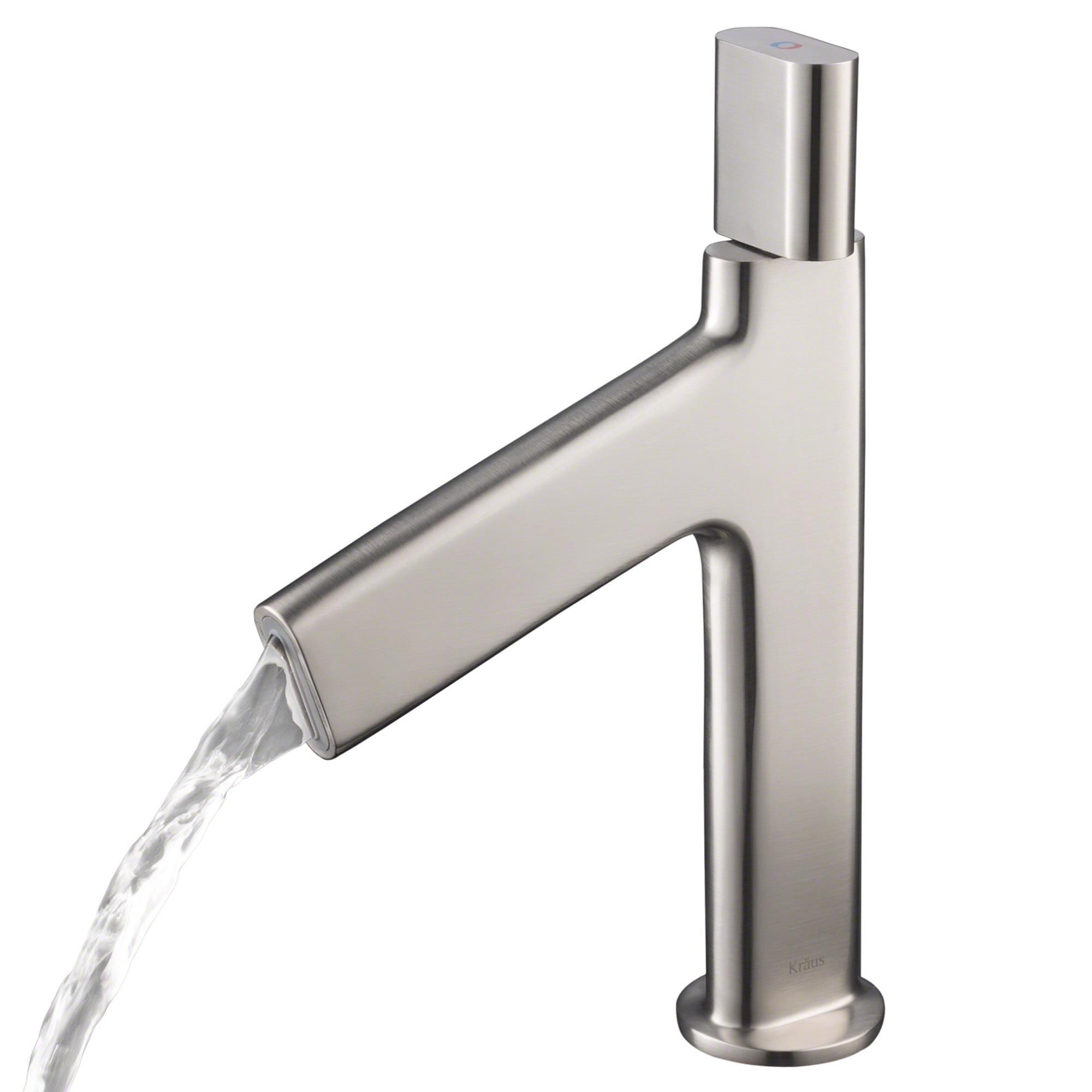 Kraus Kef 15701bn Basin Single Handle Bathroom Faucet With Laminar Flow44 Brushed Nickel Walmartcom Walmartcom